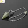 Natural Crystal Six Pointed Star Spirit Pendant Minimalist Electroplated Semi Precious Stone Jewelry Gift