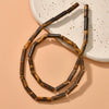 Natural Crystal Stone And Synthetic Stone Cylindrical Loose Beads For Jewelry Accessories