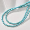 Natural Crystal Stone And Synthetic Stone Cylindrical Loose Beads For Jewelry Accessories