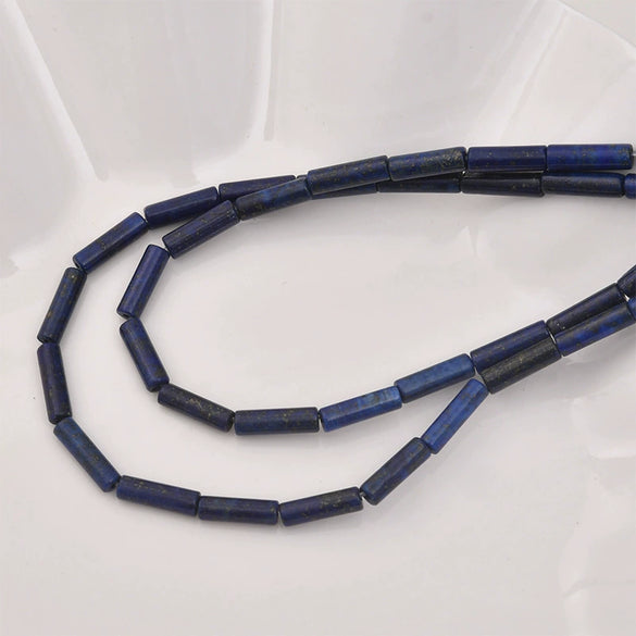 Natural Crystal Stone And Synthetic Stone Cylindrical Loose Beads For Jewelry Accessories