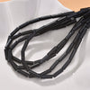 Natural Crystal Stone And Synthetic Stone Cylindrical Loose Beads For Jewelry Accessories