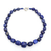 Natural Crystal Stone Choker Necklace Cartoon Animal Zodiac Oval Beaded Stone Chain Necklace
