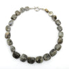 Natural Crystal Stone Choker Necklace Cartoon Animal Zodiac Oval Beaded Stone Chain Necklace