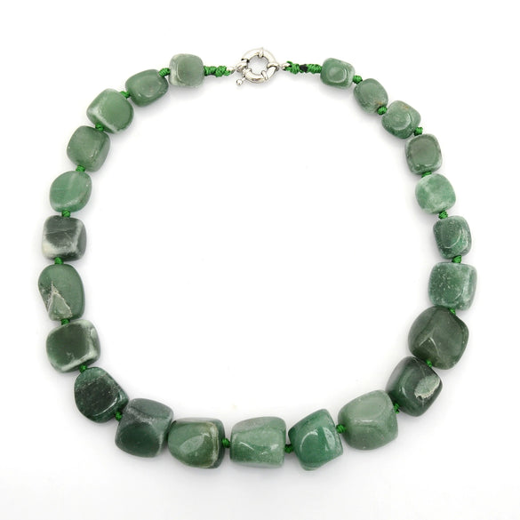 Natural Crystal Stone Choker Necklace Cartoon Animal Zodiac Oval Beaded Stone Chain Necklace