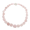 Natural Crystal Stone Choker Necklace Cartoon Animal Zodiac Oval Beaded Stone Chain Necklace