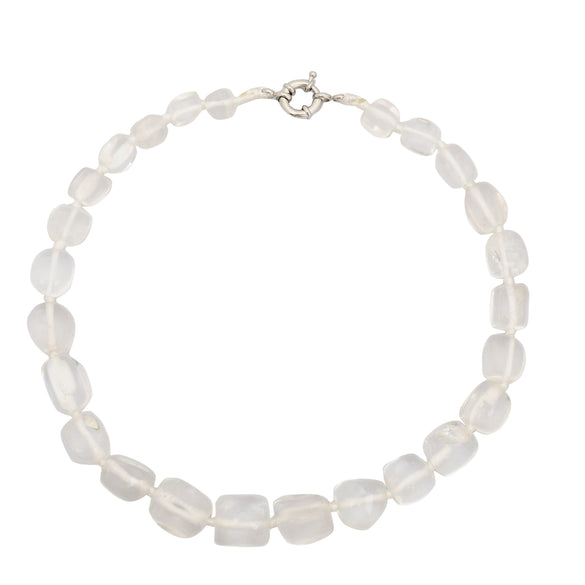 Natural Crystal Stone Choker Necklace With Animal And Zodiac Charm Pendant Cartoon Style For Women