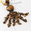Natural Crystal Stone Heart Car Ornament With Colorful Short Tassel Hand Woven Personality Jewelry Dripping Oil Craft