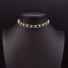 Natural Freshwater Pearl Double Layer Clavicle Chain With Geometric Design For Women Spring And Summer Jewelry Gift