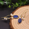 Natural Freshwater Pearl Drop Shape Retro Women's Earrings