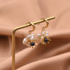Natural Freshwater Pearl Drop Shape Retro Women's Earrings