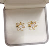 Natural Freshwater Pearl Earrings For Women With S925 Sterling Silver Needle And 18K Goldfilled Oblate Shape