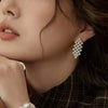Natural Freshwater Pearl Earrings In S925 Sterling Silver With Alien Shape