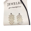 Natural Freshwater Pearl Earrings In S925 Sterling Silver With Alien Shape
