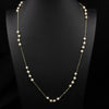 Natural Freshwater Pearl Handmade Braided Tassel Clavicle Necklace With Drop Shape And Electroplating Treatment