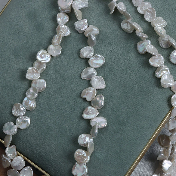 Natural Freshwater Pearl Naked Beads Baroque Petals Shaped Jewelry Material