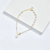 Natural Freshwater Pearl Necklace For Women With Copper Chain And Star Pattern