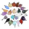 Natural Irregular Gravel Spar Geometric Pendant Stone Necklace Jewelry Accessories