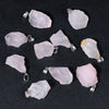 Natural Irregular Gravel Spar Geometric Pendant Stone Necklace Jewelry Accessories