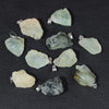Natural Irregular Gravel Spar Geometric Pendant Stone Necklace Jewelry Accessories
