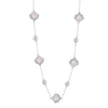 Natural Pearl Jewelry S925 Sterling Silver Necklace Earrings Bracelet Minimalist Style Electroplated
