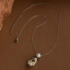 Natural Pearl Necklace Titanium Steel Copper Geometric Electroplating Female Minimalist Style