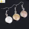 Natural Shell Round Earrings Personality Style Fashion Earrings For Women Wholesale Jewelry