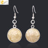 Natural Shell Round Earrings Personality Style Fashion Earrings For Women Wholesale Jewelry