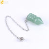 Natural Stone And Copper Accessories Jewelry Cone Pendant Belt Chain Spirit Pendulum Unisex Minimalist Polished