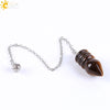 Natural Stone And Copper Accessories Jewelry Cone Pendant Belt Chain Spirit Pendulum Unisex Minimalist Polished