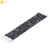 Natural Stone And Copper Wide Winding Bracelet With Shell Gravel Pattern Magnetic Clasp Minimalist Fashion Bracelet For Women