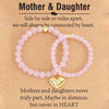 Natural Stone Beaded Bracelet For Women Handmade Sweet Heart And Geometric Pattern Jewelry