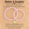Natural Stone Beaded Bracelet For Women Handmade Sweet Heart And Geometric Pattern Jewelry