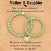 Natural Stone Beaded Bracelet For Women Handmade Sweet Heart And Geometric Pattern Jewelry