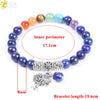 Natural Stone Beaded Tree Of Life Bracelet With Lapis Lazuli And Colorful Crystal Elastic Rope Minimalist Fashion Jewelry For Women