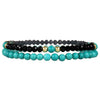 Natural Stone Copper Bead Handmade Unisex Bracelet