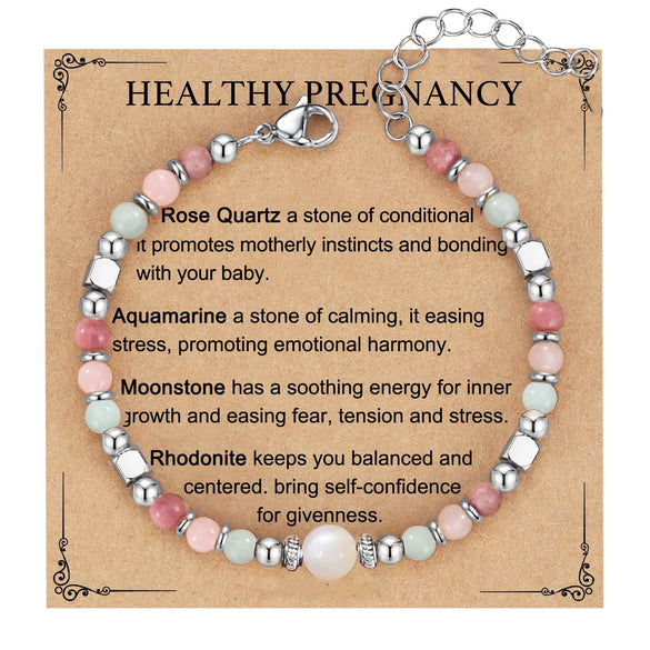 Natural Stone Evil Eye Geometric Bracelet Handmade Fashion Unisex Jewelry With Inlay Detail