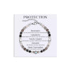 Natural Stone Evil Eye Geometric Bracelet Handmade Fashion Unisex Jewelry With Inlay Detail