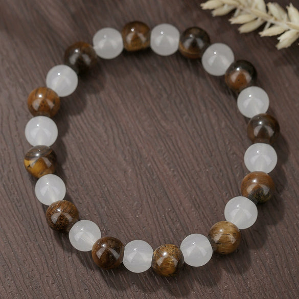 Natural Stone Geometric Handmade Bracelet For Men And Women
