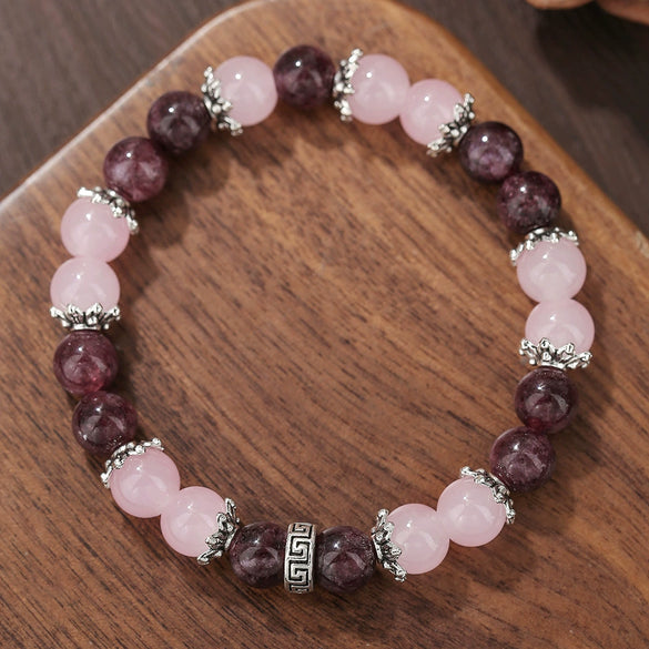 Natural Stone Geometric Handmade Bracelet For Men And Women