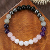 Natural Stone Geometric Handmade Bracelet For Men And Women