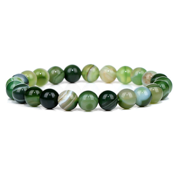 Natural Stone Handmade Fashionable Cat's Eye Agate Bracelet
