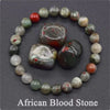 Natural Stone Handmade Unisex Animals Zodiac Mixed Color Bead Bracelet With Amethyst Tiger Eye Rose Stone Agate