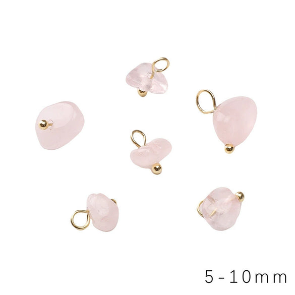 Natural Stone Mini Gravel Jade Pendant Loose Beads Handmade Diy Jewelry Accessories Creative Necklace Beaded Pendant
