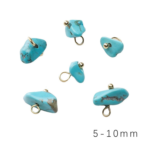 Natural Stone Mini Gravel Jade Pendant Loose Beads Handmade Diy Jewelry Accessories Creative Necklace Beaded Pendant