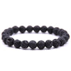 Natural Stone Round Bead Single Ring Bracelet