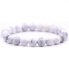 Natural Stone Round Bead Single Ring Bracelet