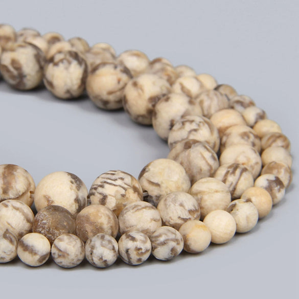 Natural Stone Round Beads Electroplated Jewelry Making Accessories For Handmade Bracelet And Necklace