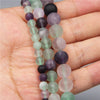 Natural Stone Round Beads Electroplated Jewelry Making Accessories For Handmade Bracelet And Necklace