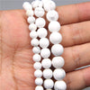 Natural Stone Round Beads Electroplated Jewelry Making Accessories For Handmade Bracelet And Necklace
