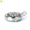 Natural Stone Sun And Moon Pendant Necklace With Alloy Accessories Electroplated Minimalist Crystal Jewelry